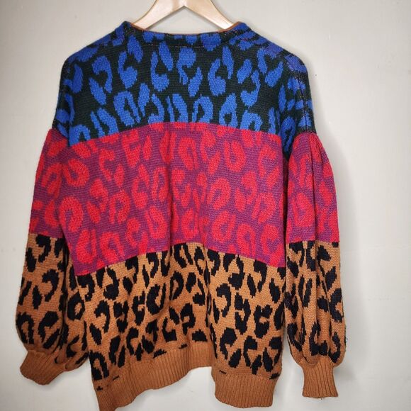 FARM Rio Multicolor Leopard Print Cardigan - Picture 7 of 13